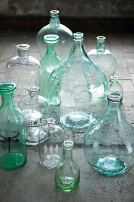 Assorted Glass Bottles