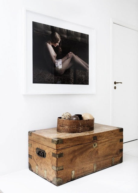 Vintage Wooden Trunk